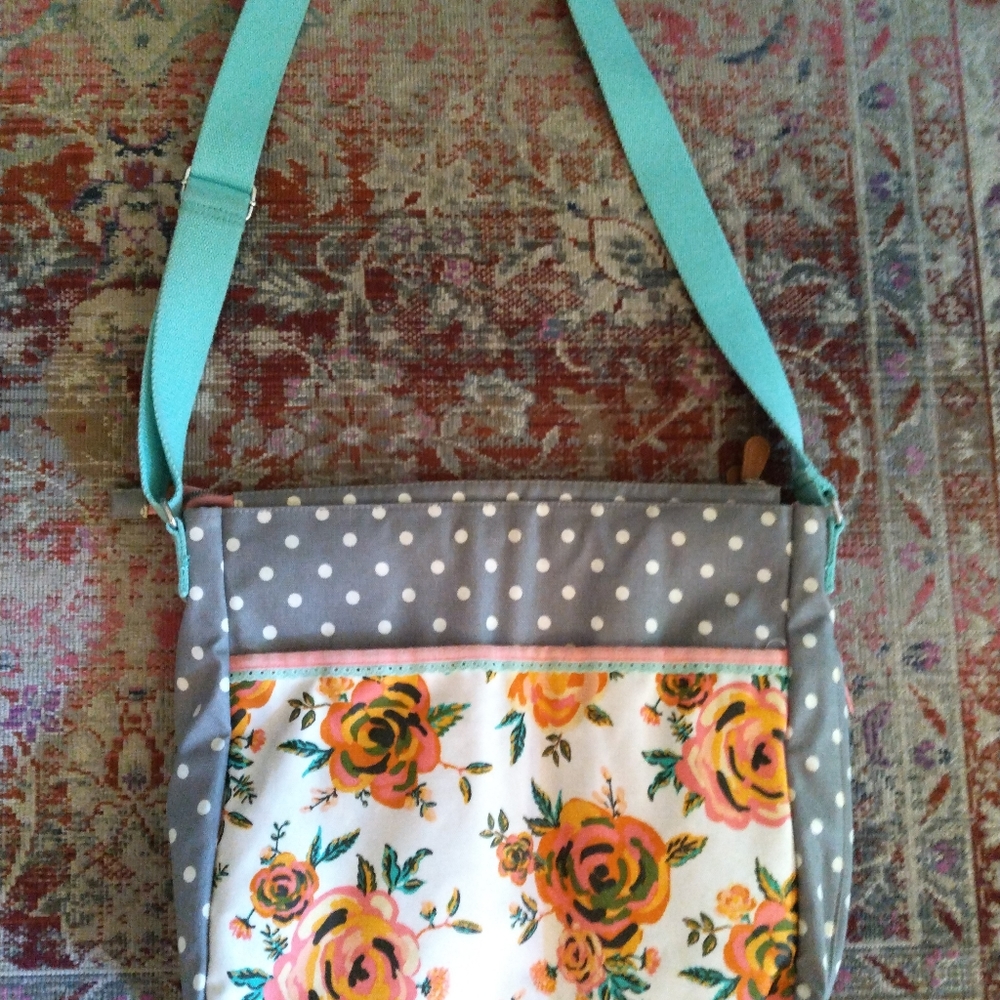 Matilda Jane “Over The Moon” Messenger Diaper Bag New Gem